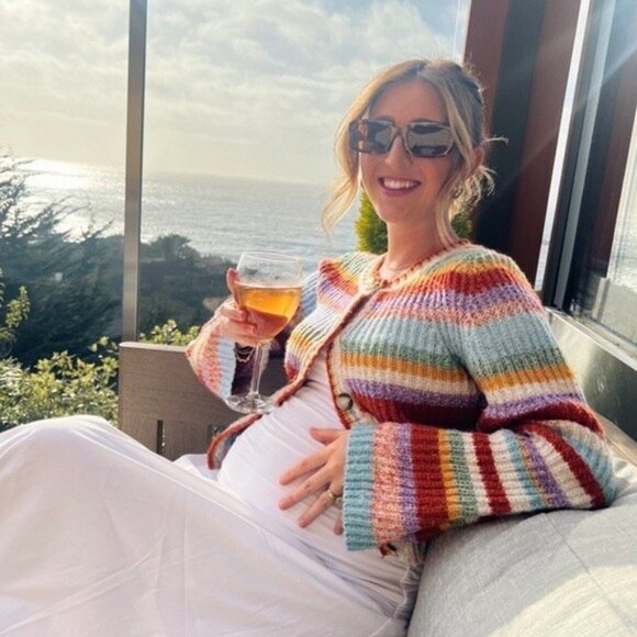 Anthropologie Sweaters - NWT Size S -Anthropologie Ribbed Cardigan Sweater Assorted Stripe (NWT US$ 158)